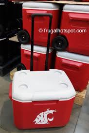 Made of the highest quality materials. Costco Sale Coleman 60 Quart Wheeled Cooler Wsu Cougars 29 99