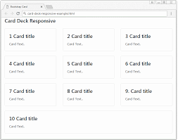 Bootstrap 4 cards card deck. Bootstrap Cards