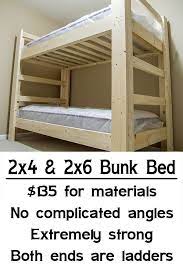 Easy Strong Cheap Bunk Bed Bunk Beds Cheap Bunk Beds Diy Bunk Bed