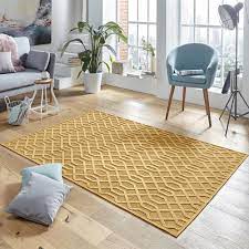 Eine kaufanleitung für teppich gold creme! Design Viskose Teppich Caine In Relief Optik Gold Ebay