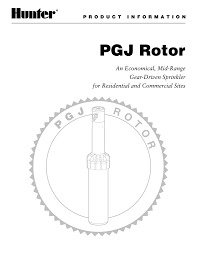 hunter pgj troubleshooting guide and product information