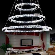 Grosshandel Heisse Verkaufen3 Diamant Ring Kristalllicht Befestigung Led Hangende Helle Aufhebung Lumiere Moderne Led Beleuchtung Kreis Lampe Cerohs Von Ledteam Led Beleuchtung Beleuchtung Lampe
