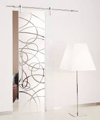 Patterned Glass Pane Sliding Door Aura Casali Glass Barn Doors Glass Barn Doors Interior Door Glass Design