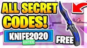 *free knife?* new arsenal codes! All New Secret Working Knife Codes In Arsenal 2020 Valentine Update Roblox Youtube
