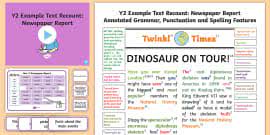 Review your research and notes. New Writing A Newspaper Report Ks2 Ks2 Powerpoint