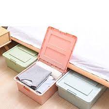 Manufacturer of clear plastic packaging for product packaging. Diswa Plastic Under Bed Cloth Shoes Blanket Toy Storage Box Home Office Book Socks Ties Storage Box Bins Organizer Clothes Containers Drawers For Under Garments Etc Buy Online In Dominica At Dominica Desertcart Com