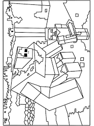 Minecraft is a sandbox video game developed by mojang. Monster Minecraft Coloring Page 1001coloring Com