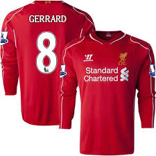 Order a shirt of pride here in the official england football kit collection. Men S 8 Steven Gerrard Liverpool Fc Jersey 14 15 England Football Club Warrior Replica Red Home