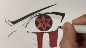 How To Draw Sasuke's Eternal Mangekyou Sharingan - Youtube