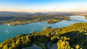 Find what to do today or anytime in august. Lake And Mountains At Worthersee Karnten Austria View From Pyramidenkogel Tower On Lake And Klagenfurt The Area Stock Photo Picture And Royalty Free Image Image 99956432