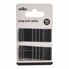 These clips do not grip hair. Wilko Long Hair Grips Black 30 Pack Wilko