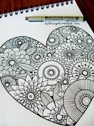 Nach herunterladen kannst du das gewählte bild so viele male ausdrucken, wie du willst und nämlich ganz kostenlos. Malvorlagen Mandala Herz Schwer Coloring And Malvorlagan