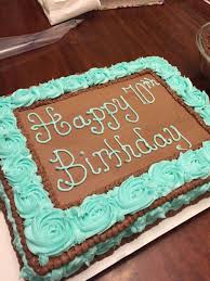 Simple Happy Birthday Sheet Cake Designs Rosette Border Cake Sheet Cake Designs Birthday Sheet Cakes Cake Decorating Designs