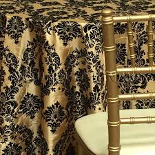 Black And Gold Tablecloth Damask Flocking Taffeta Tablecloth Black On Gold Table Cloth Tablecloth Fabric Damask