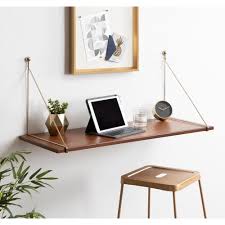 Shop Kate And Laurel Vista Wood Wall Mounted Desk Shelf Overstock 27793103