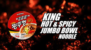 Paldo King Hot And Spicy Jumbo Bowl Noodle