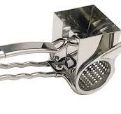 MasterClass Deluxe Stainless Steel Rotary Cheese Grater, Silver
