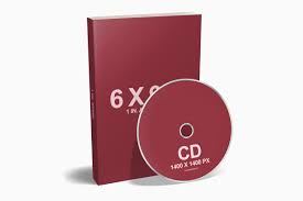 Download Audiobook Cd With 6 X 9 Paperback Mockup Covervault
