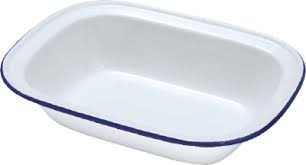 With 2 top latino babes. Enamel Oblong Pie Dish 30cm Cater Supplies Direct