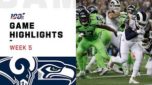 Seahawks vs rams live stream uk: Rams Vs Seahawks Week 5 Highlights Nfl 2019 Youtube