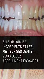 Elle Melange 3 Ingredients Et Les Met Sur Ses Dents Vous Devez Absolument Essayer 3 Ingredients Food Ingredients