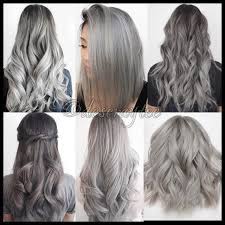 Ombres Blondes And Balayage Hair Styles Silver Grey Hair Hair Looks