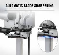 VEVOR Máquina cortadora de tela Máquina cortadora de tela con cuchillo  recto de alta velocidad de 6 pulgadas Máquina cortadora de tela industrial  de ...