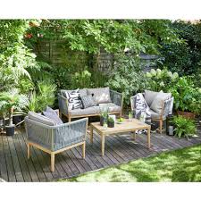 Buy Argos Home Pascal 4 Seater Sofa Set Patio Sets Argos In 2020 Argos Home Sofa Set Patio Set