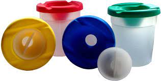 Find a great deal today! 4th Non Spill Paint Pots 4 Assorted Coloured Lid Original Packaging Amazon De Spielzeug
