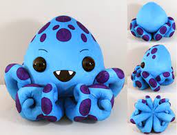 Kiki The Kraken By Magnastorm Art Toy Animal Sewing Patterns Kraken