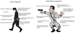 Other than hange zoë and squad levi, he was the only survivor of the battle.3 after discovering the truth, floch developed a hatred for humanity outside the walls.4. The Virgin Yeagerists Vs The Chad Alliance Supporters Titanfolk