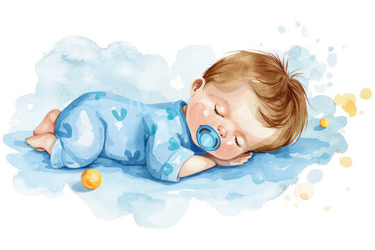 Watercolor Baby Sleeping 이미지 – 찾아보기 31,067 스톡 사진, 벡터 ...