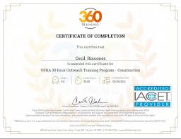 The osha 30 hour outreach course is not equivalent to the osha 510 or 511 courses and will not meet the course prerequisites to take the osha 500 or 501 courses. Safety First Solar Vision