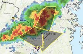 The following counties are included in the alert: Just In Severe Thunderstorm Warning Issued For Arlington Arlnow Com