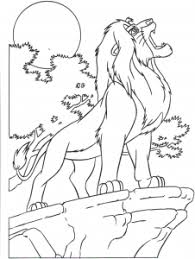 Scar scar is mufasa's younger brother. The Lion King Free Printable Coloring Pages For Kids