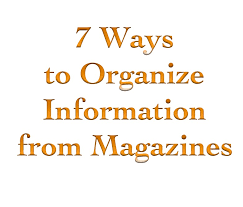 We did not find results for: 7 Ways To Organize Information From Magazines The Order Expert