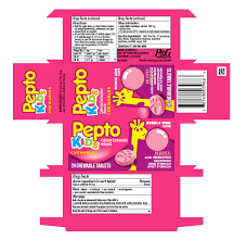 Pepto Kids Tablet Chewable Procter Gamble Manufactura S