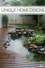 Wow People With These Four Unique Home Designs Ponds Backyard Backyard Water Feature Backyard Retreat