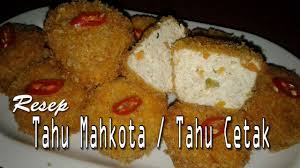 Cuci bersih kacang kedelai 2. Resep Cara Membuat Tahu Mahkota Youtube