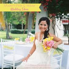 Here are a few of my favorite! Modern Pink And Yellow Wedding Ideas Every Last Detail
