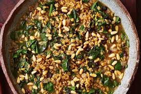 Slow Cooker Lebanese Freekeh Recipe Freekeh Recipes Freekeh Freekah Recipes