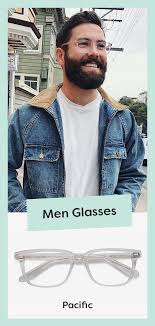 Mens Black And Clear Glasses Pacific Rectangle Clear Frame Eyeglasses Eyebuydirect Mens Clear Frame Glasses Clear Frame Sunglasses Mens Clear Frames