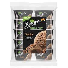 Who says you need an ice cream maker to make delicious ice cream. Breyers Chocolate Ice Cream Snack Cups Snack Cups Ice Cream Snacks Chocolate Snacks