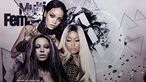 Maybe you would like to learn more about one of these? Beyonce Rihanna Nicki Minaj Omg By Tomkasun On Deviantart