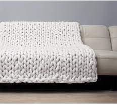 couverture de super morceaux geant tricote jet de laine etsy super chunky blanket chunky blanket knitted blankets