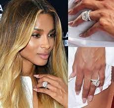 Rock Wit It Ciara S Wedding Ring Thoughts Nice Celebrity Rings Ciara Engagement Ring Black Engagement Ring