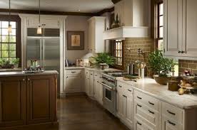 Kitchen Cream Cabinets Gray Walls Tan Backsplash Kitchen Design Centre Kitchen Countertop Options Countertops