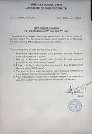 Amity Law School Delhi India B A Llb Hons Admission Procedure