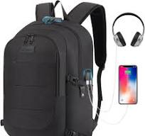 Mochila de viaje para computadora portátil resistente al agua con puerto de  carga USB y bloqueo de 14/15.6 pulgadas para computadora de negocios, ...