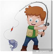 Check spelling or type a new query. Illustration Of Cartoon Boy Fishing Canvas Print Pixers We Live To Change